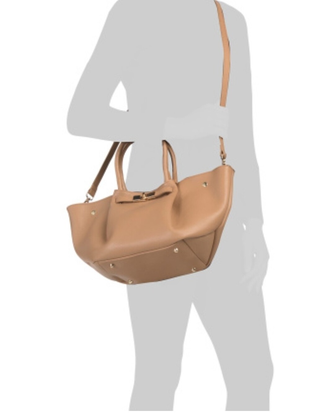 Italian Tan Leather East West Purse - Picture 4 of 13